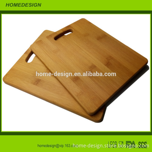 Eco-friendly Square Bamboo chopping board,cuttling board with handle